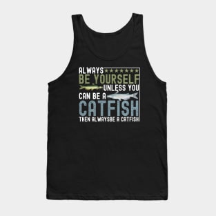 funny catfish Tank Top